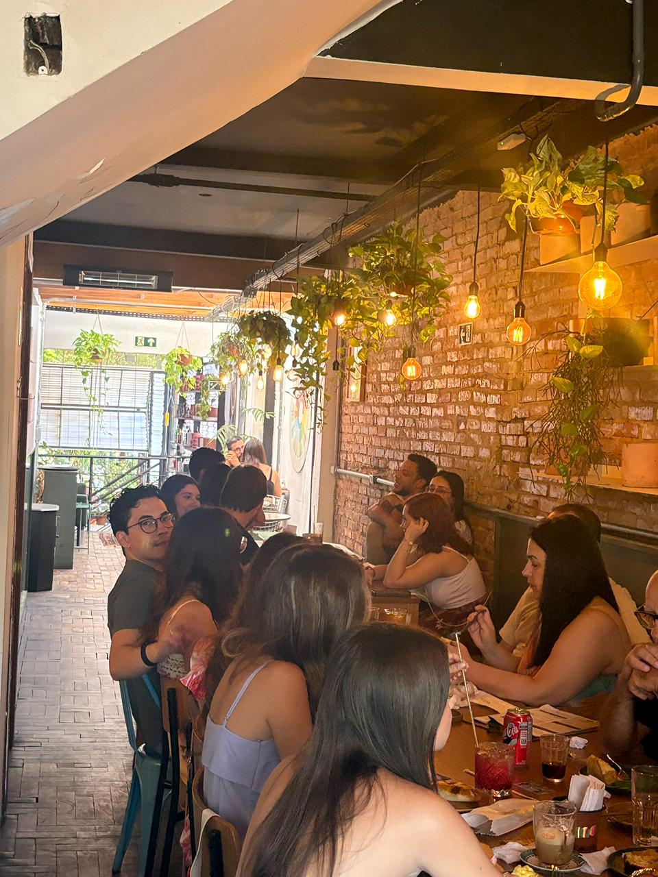 Vista lateral do espaço Ginkgo